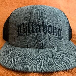 Billabong Denim Black/Grey Men's Vented Snapback Hat
